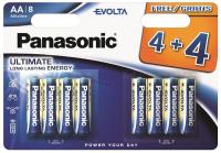 Батарейка Panasonic Evolta лужна AA блістер, 8 шт
