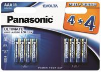 Батарейка Panasonic Evolta лужна AAA блістер, 8 шт