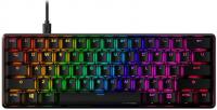 Клавіатура механічна HyperX Alloy Origins 60 61key, Red, USB-A, EN/UA, RGB, чорний