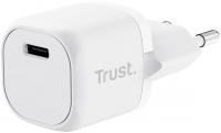 Зарядний пристрій мережевий Trust Maxo 20Вт, USB-C PD, білий