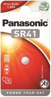 Батарейка Panasonic Silver Oxide SR41 1.55V (392, V392, D392) блістер, 1 шт