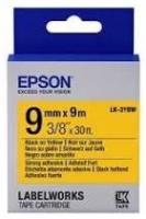 Картридж зі стрічкою Epson LK3YBW принтерів LW-300/LW-400/LW-400VP /LW-600P/LW-700/LW-Z710/LW-900P /LW-1000P/LW-Z5000BE Strng adh Blk/Yell 9mm/9m