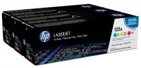 Комплект картриджів HP 125A CLJ CP1215/CP1515 (CB541A, CB542A, CB543A) CYM (3*1400 стор) Потрійна упаковка