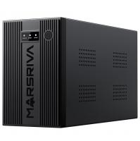 ДБЖ Marsriva MR-UF2000, 2000ВА/1200Вт, Line-Interactive, LED version, 2хSchuko, 2*12V/9Ah, metal