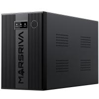 ДБЖ Marsriva MR-UF1500, 1500ВА/920Вт, Line-Interactive, LED version, 3хSchuko, 2*12V/9Ah