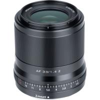 Об'єктив Viltrox AF 33mm f/1.4 Z, Nikon Z, чорний