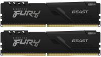 Пам'ять ПК Kingston DDR4 32GB KIT (16GBx2) 3200 FURY Beast (KF432C16BBK2/32)