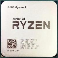 Центральний процесор AMD Ryzen 3 4C/4T 2200G (3.5Hz/3.7GHz Boost,6MB,65W,AM4,Radeon Vega8) Tray