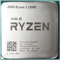Центральний процесор AMD Ryzen 3 4C/4T 3200G (3.6Hz/4.0GHz Boost,6MB,65W,AM4,Radeon Vega8) tray