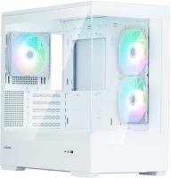 Корпус Zalman P30 White V2, без БЖ, 1xUSB3.0, 1хUSB Type-C, 3x120мм ARGB, TG Front/Side Panel, mATX, білий