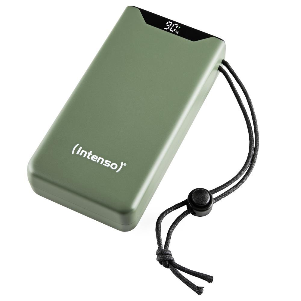 Портативное зарядное устройство Intenso USB 20000MAH QC3.0 GREEN F20000 (7332057)