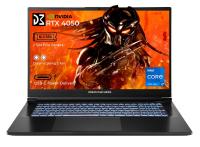 Ноутбук Dream Machines RG4050-17 17.3FHD IPS, Intel i7-14650HX, 32GB, F1TB, NVD4050-6, DOS, чорний