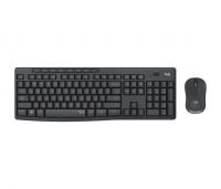 Комплект (клавiатура, миша) бездротовий Logitech MK295 Combo Black USB (920-009800)