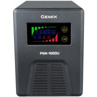 ДБЖ Gemix PSN-1000, 1000VA/600W 12V/220V, 7/9/13A, 3*Schuko, без АКБ