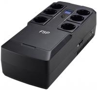 ДБЖ FSP NanoFit 800, 800ВА/480Вт, SCHUKO, USB/2хUSB зар 5V/1A(Max.), AVR, RG11