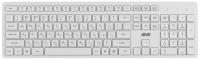 Клавіатура мембранна 2E KS260 106key, WL, EN/UK, білий