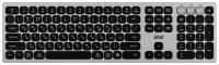 Клавіатура ножнична 2E KS270 109key, WL/BT, EN/UK, сіро-чорний
