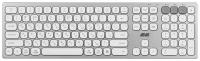 Клавіатура ножнична 2E KS270 109key, WL/BT, EN/UK, сріблясто-білий