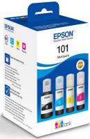 Контейнери з чорнилом Epson 101 EcoTank Multipack - C,M,Y,Bk (C13T03V64A)