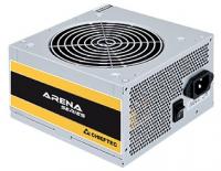 Блок живлення CHIEFTEC iArena  (500W), >85%, 120мм, 1xMB 24pin(20+4), 1xCPU 8pin(4+4), 2xMolex, 3xSATA, 1xPCIe 8pin(6+2), Bulk