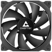 Корпусний вентилятор CHIEFTEC ZF-1225PWM, 120мм, 1600rpm, HDB, 4pin PWM, 25.5dBa, чорний