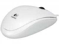 Миша Logitech B100 White (910-003360)