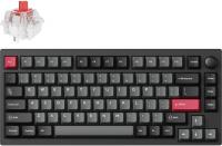 Клавіатура механічна Lemokey  P1 Pro 84Key, Keychron Super Red, WL/BT/USB-A, QMK/VIA, Hot-Swap, EN/UKR, RGB,  Knob, Carbon Black