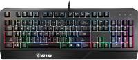 Клавіатура мембранна MSI Vigor GK20 UA 104key, USB-A, EN/UKR/RU, ColorLED, чорний (S11-04UA208-CL)