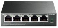 Комутатор TP-LINK TL-SG105PE 5xGE (4xPoE) 65Вт, WebSmart
