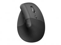 Mиша LOGITECH USB OPTICAL WRL VERTICAL BLACK RIGH (910-006494)