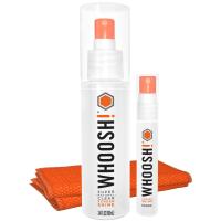 Комплект для чищення Whoosh! DUO 100мл спрей + 8мл компактний спрей з мікрофіброю 14см x 14см (2шт)