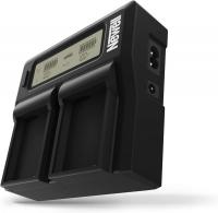 Зарядний пристрій Newell DC-LCD NL0348 для двох акумуляторів Canon LP-E6