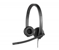 Навушники Logitech H570e Corded for Business Stereo Teams USB-A Black (981-001430)