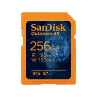 Карта пам'яті SanDisk Outdoors 4K SDXC UHS-I 256GB V30 R190/W130 MB/s (Orange)