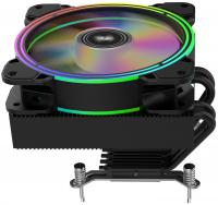 Процесорний кулер 2E GAMING Air Cool AC120T4-ARGB, LGA1851, 1700, 1200, 115x, 1366, AM5, AM4, AM3, AM3+, 4pin PWM, 3pin +5VARGB, TDP 130W