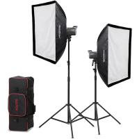 Комплект студійних освітлювачів Godox LA200Bi-K2 Softbox Kit