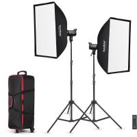 Набір студійних освітлювачів Godox SL100D-K2 Softbox Kit