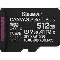Карта пам'яті Kingston Canvas Select Plus microSDXC UHS-I 512GB U3 V30 А1 R150 MB/s