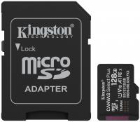 Карта пам'яті Kingston Canvas Select Plus microSDXC UHS-I 128GB U1 V10 А1 R150 MB/s + адаптер SD