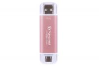 Накопичувач SSD портативний Transcend ESD310 1TB USB Type-A/Type-C, 10Gbps, рожевий