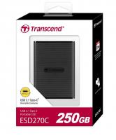 Портативний SSD накопичувач Transcend ESD270C 250GB USB 3.1 Gen 2 Type-C