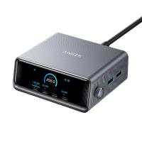 Мережевий зарядний пристрій ANKER GaNPrime Charger - 250W, 4x USB-C PD + 2x USB-A, чорний