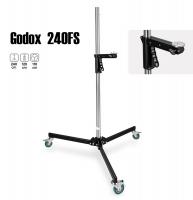 Стійка студійна на колесах Godox 240FS (240см), срібний