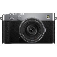Фотокамера бездзеркальна Fujifilm X-E5 kit XF 23mm f/2.8 R WR, срібний