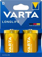 Батарейка Varta Longlife Alkaline D (LR20) блістер, 2 шт