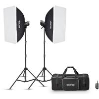 Набір студійних освітлювачів Godox MS200-V 2-Light Kit