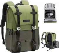 Рюкзак K&F Concept Camera Backpack 20L Urban Wander 01, зелений (KF13.087AV2)