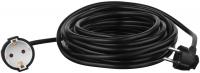 Подовжувач мережевий 2E 10м, 1xТипF, 16A, чорний
