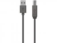 Кабель USB-A > USB-B (AM/BM) синхронізації Belkin 3м, чорний