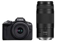 Фотокамера бездзеркальна Canon EOS R50 kit RF-S 18-45 IS STM + RF 75-300, Black